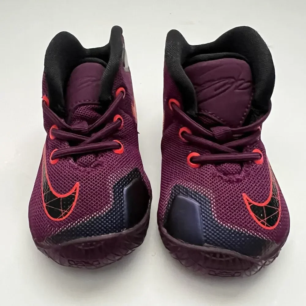 Nike Lebron Xiii 808712 500 Infant 4C Purple Baby Basketball Shoes Crib Sneakers